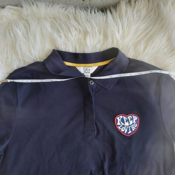 Tommy Hilfiger Gigi Hadid Cropped Polo Tee - Picture 14 of 16